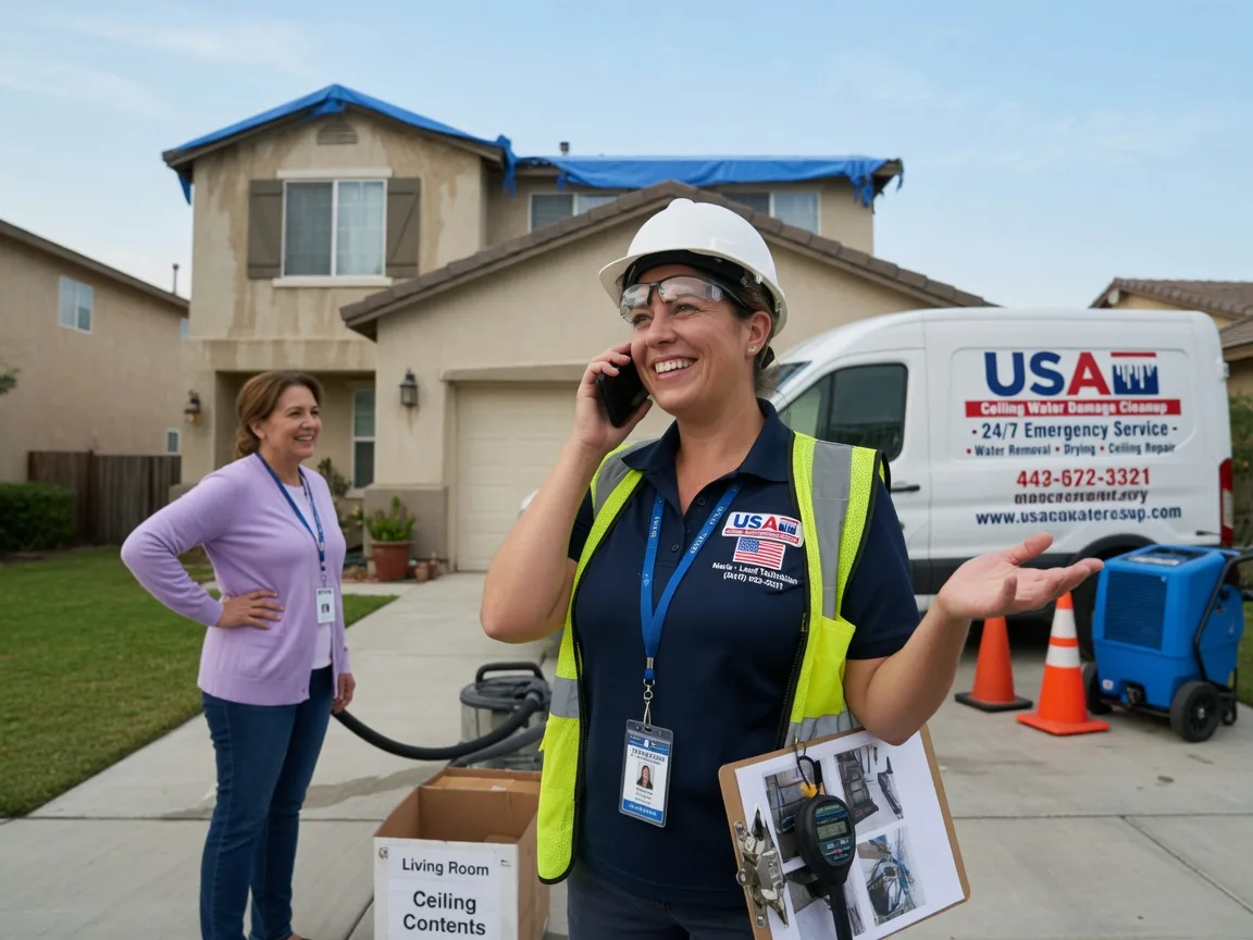 Ceiling Water Damage Restoration Bensenville, IL FAQs